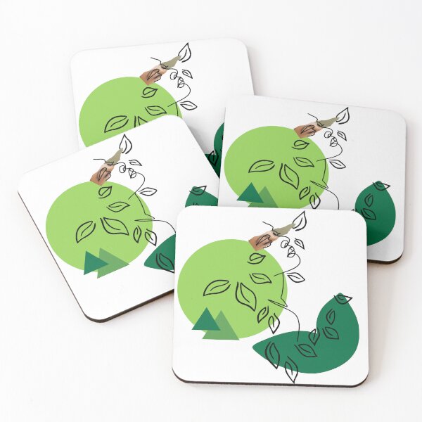 Item preview, Woman among leaves in Line Drawing | Artistic Fusion designed and sold by brynatshop.