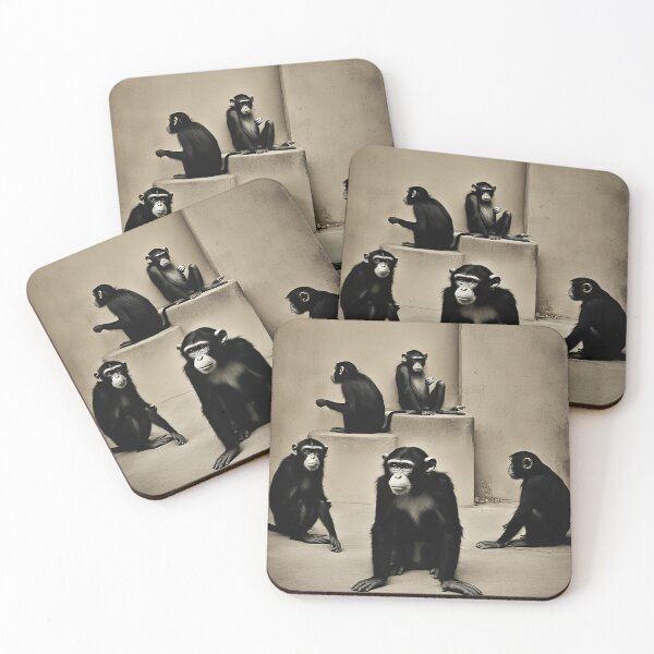 Item preview, MONKEYS (3) designed and sold by solveigsmake.