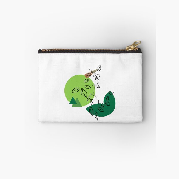 Item preview, Woman among leaves in Line Drawing | Artistic Fusion designed and sold by brynatshop.
