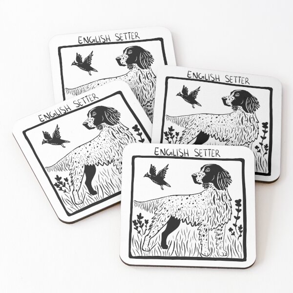 Item preview, Arte del sello Setter inglés designed and sold by BrinaDraws.