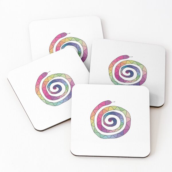 Item preview, Rainbow spiral snake designed and sold by silvanillion.