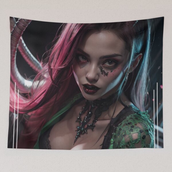 Item preview, Sorceress of Entwined Shadows: Enchanting the Heathens designed and sold by TerraTartarus.
