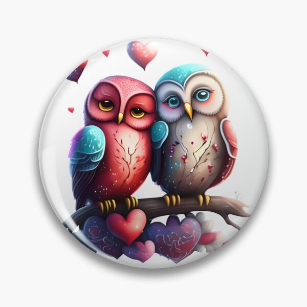 Item preview, Valentine's Owl Couple designed and sold by AlasPrime.
