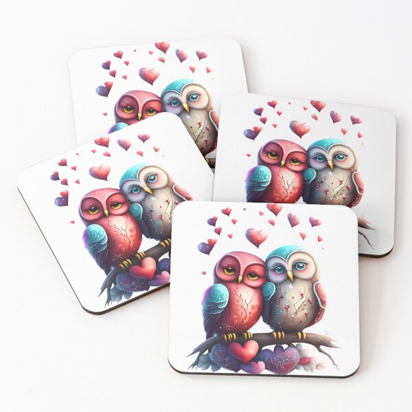 Item preview, Valentine's Owl Couple designed and sold by AlasPrime.