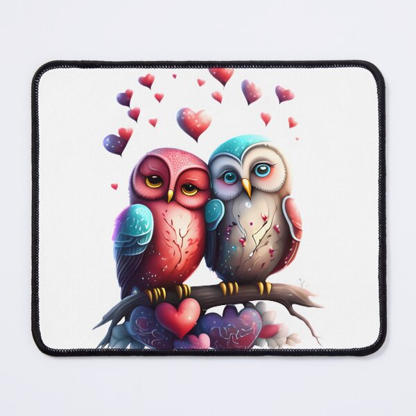 Item preview, Valentine's Owl Couple designed and sold by AlasPrime.