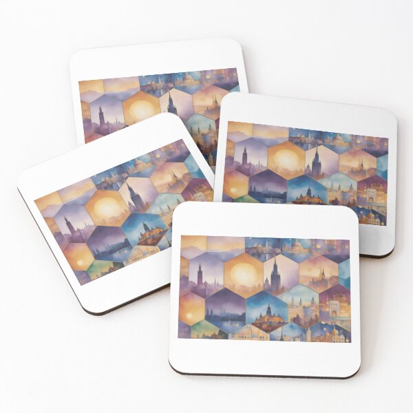 Item preview, Vibrant City Mosaic: Friends Discover Culture designed and sold by PanoramaPrints.