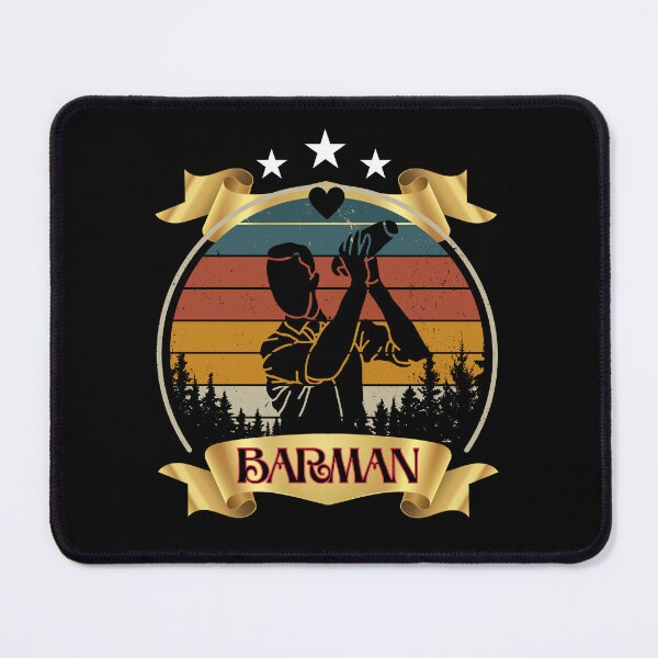 Item preview, Barman, funny gift for bartender, designed and sold by GroonSpace.