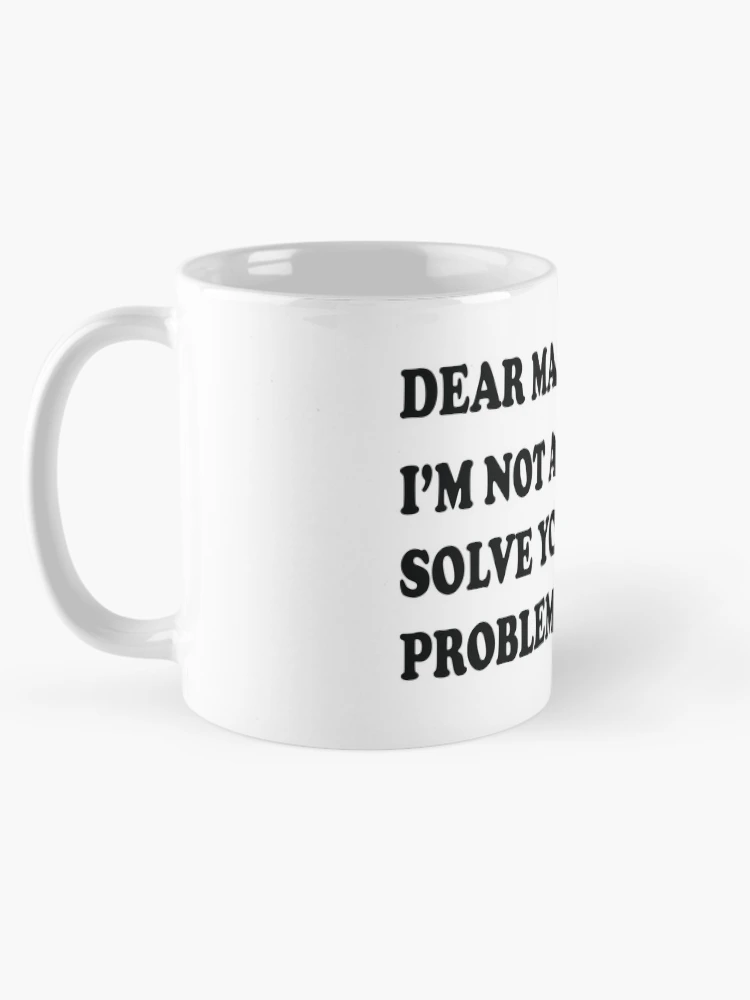 Thumbnail 5 of 6, Coffee Mug, Dear Math designed and sold by ScienceCorner.