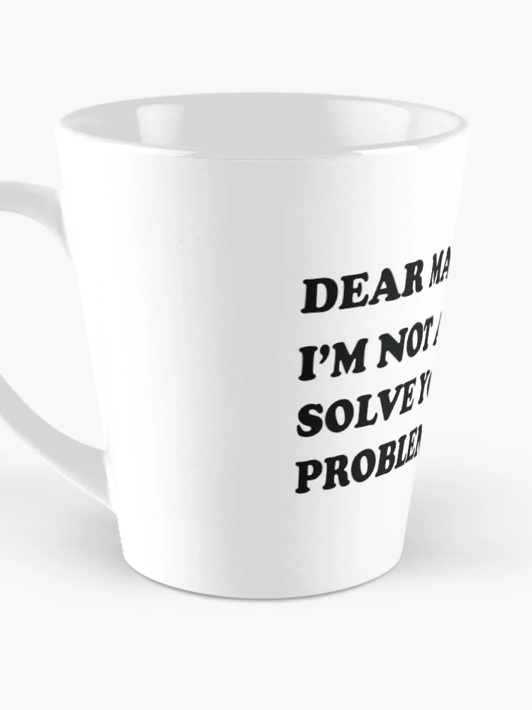 Thumbnail 3 of 4, Coffee Mug, Dear Math designed and sold by ScienceCorner.