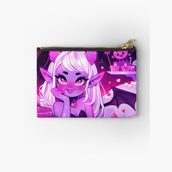 Item preview, Kawaii Goth Dessert Demon Anime Girl designed and sold by bubblegoth.