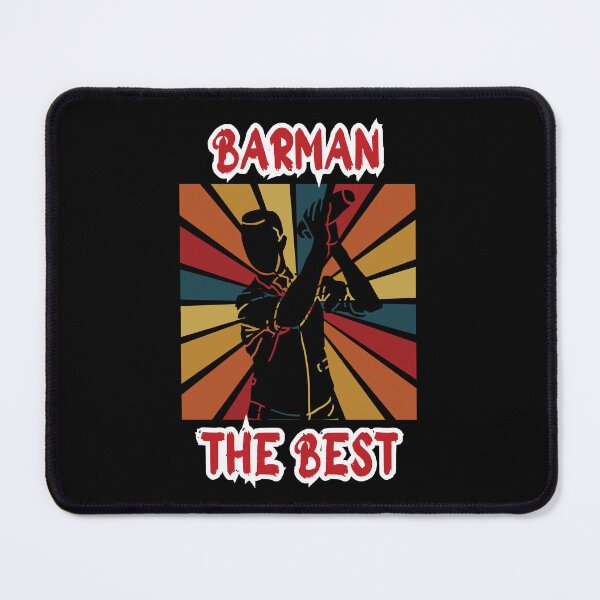 Item preview, The best Barman, funny gift for bartender, designed and sold by GroonSpace.