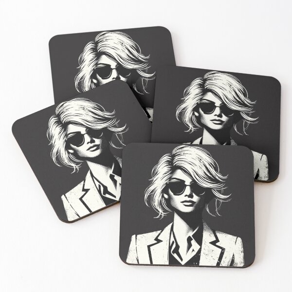 Item preview, Cool Woman Portrait designed and sold by Chaput Store.