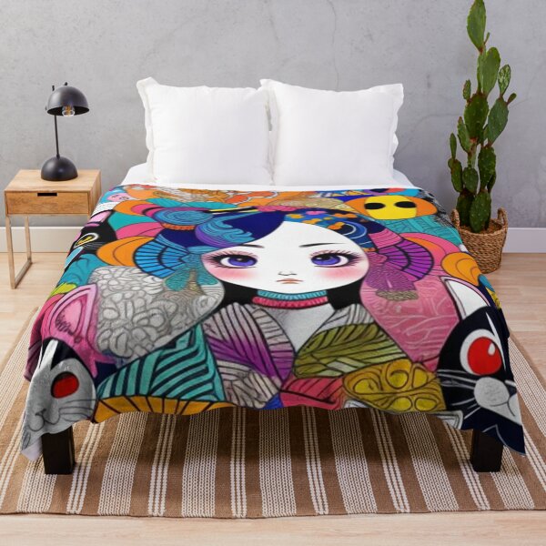 Item preview, Japanese kawaii style Patchwork design  designed and sold by Roxburylane.