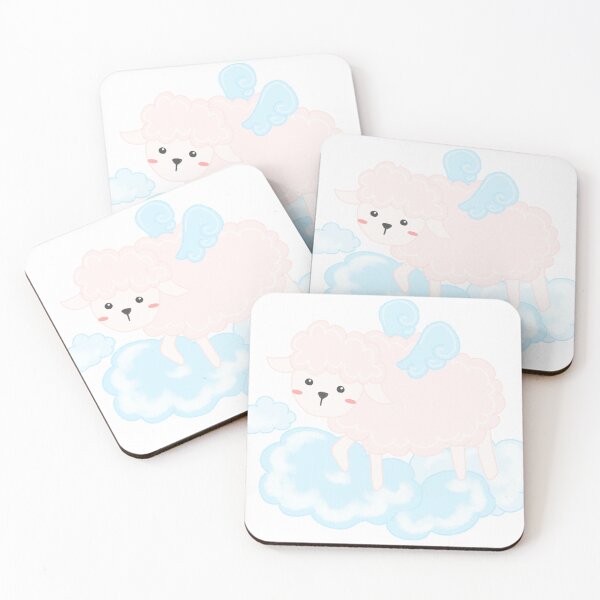 Item preview, Angel baby sheep on clouds designed and sold by Lynnemma1010.