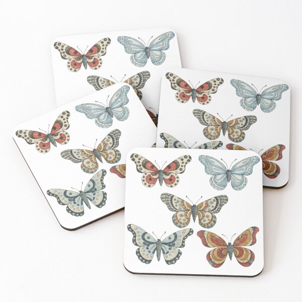 Item preview, Drawing of butterflies designed and sold by Thompika.