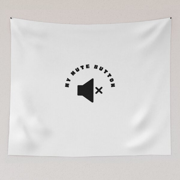 Item preview, Mute Button designed and sold by HypnoMemers.