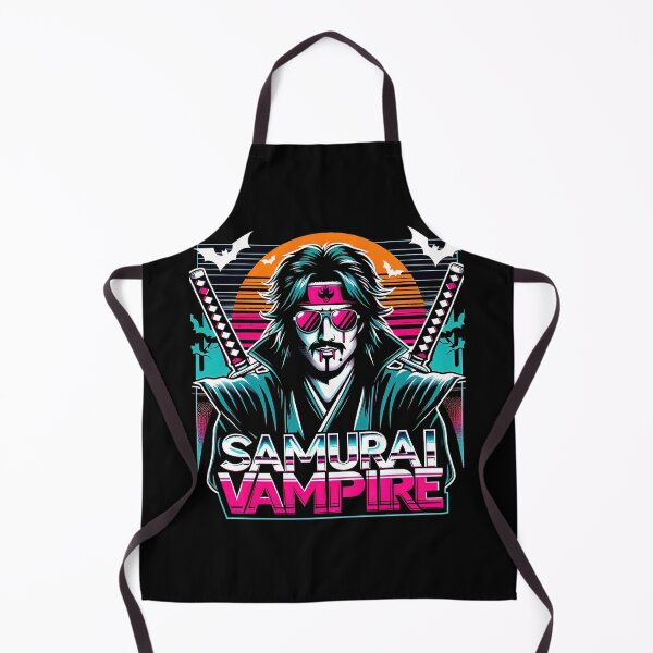 Item preview, Samurai Vampire Fun Retro Supernatural Vampire Graphic designed and sold by SpookshowDesign.