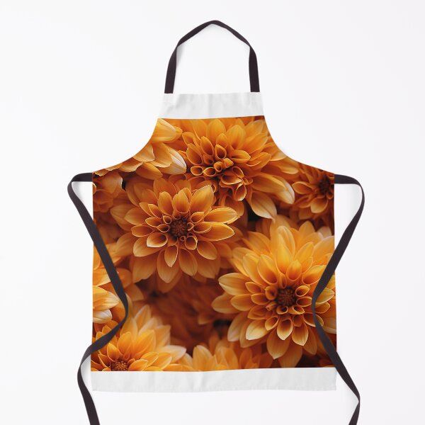 Item preview, Marigold Tile 27: Sun-Kissed Ruffles in a Field of Golden Fire Leafy Thrones designed and sold by TheBrainArt.