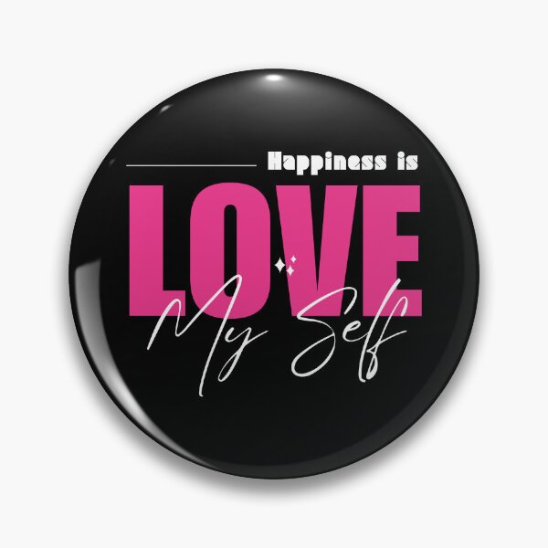 Item preview, Happiness is Love My Self designed and sold by kuhlartde.