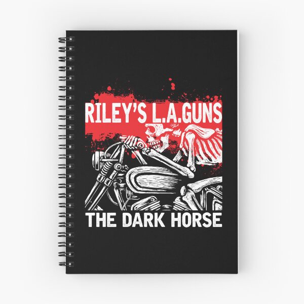 Item preview, Riley's L.A.GUNS Official "The Dark Horse" Biker T-Shirt v1 designed and sold by TheKellyNickels.
