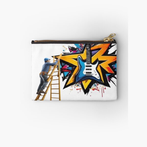 Item preview, Man Painting Guitar Design designed and sold by HarmonyGuitars.