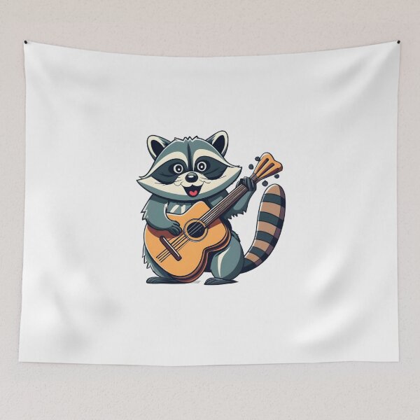 Item preview, Copy of Rocking Racoon Guitar Player designed and sold by AspectArtWorks.