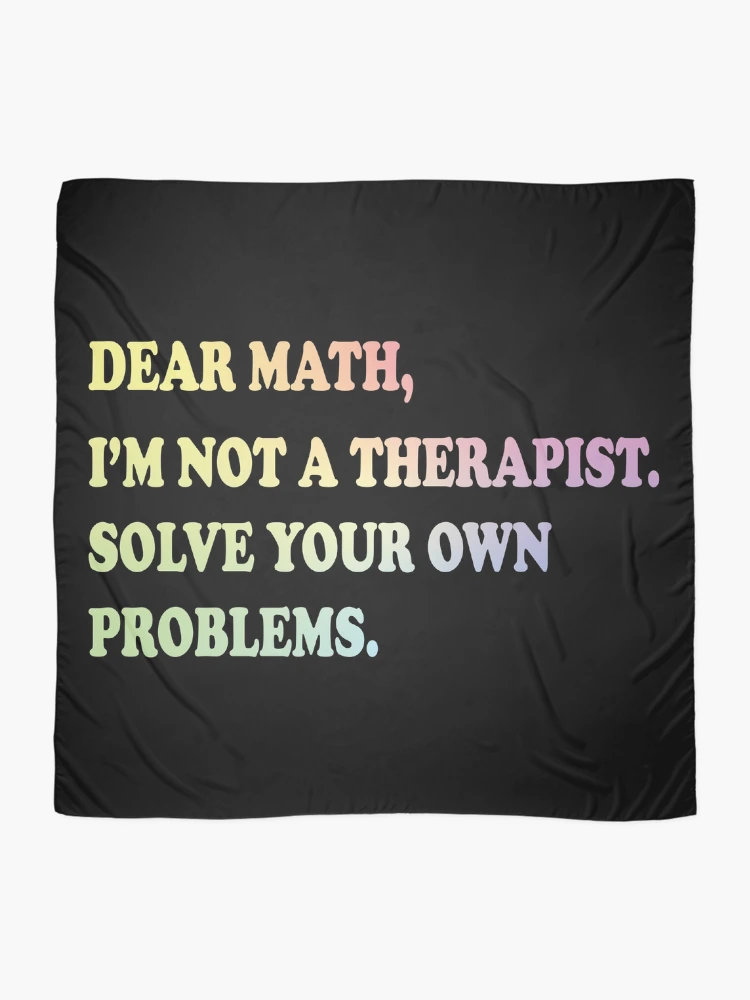 Thumbnail 2 of 3, Scarf, Dear Math designed and sold by ScienceCorner.