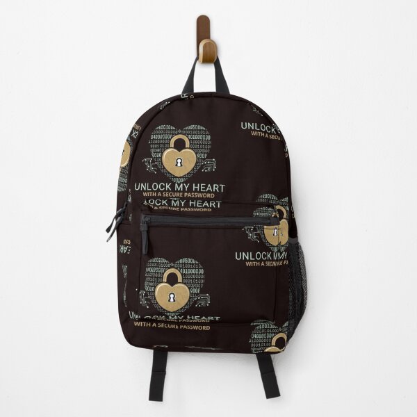 Item preview, Unlock my heart with a secure password designed and sold by BrushVibe.