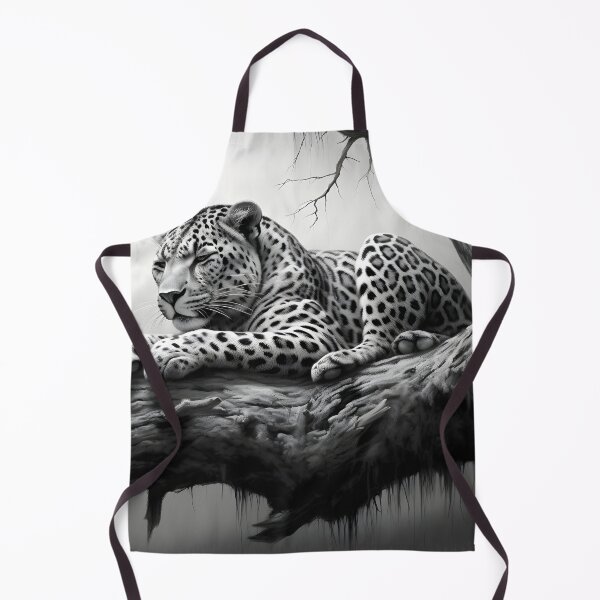 Item preview, Pencil-drawn Jaguar Black and White Design designed and sold by Pencil-Art.