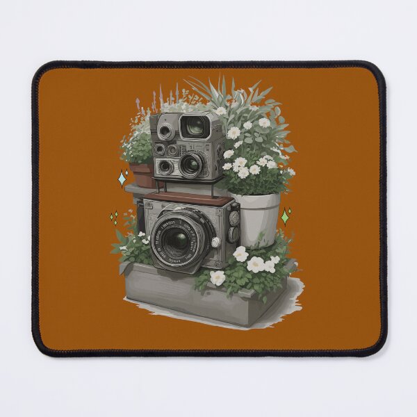 Item preview, Vintage Camera Surrounded by Plants designed and sold by FloraPlantTees.