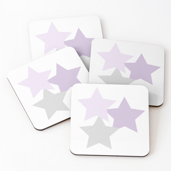 Item preview, Purple, gray stars designed and sold by caramelizedshop.