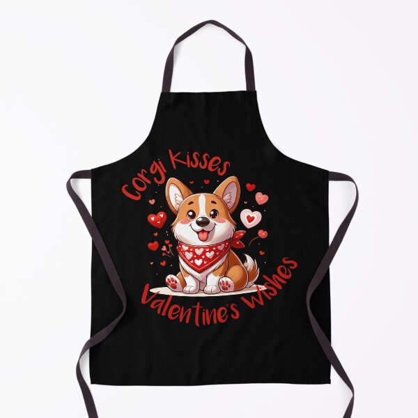 Item preview, Adorable Valentine Corgi with Heart Bandana designed and sold by DaniGirls.