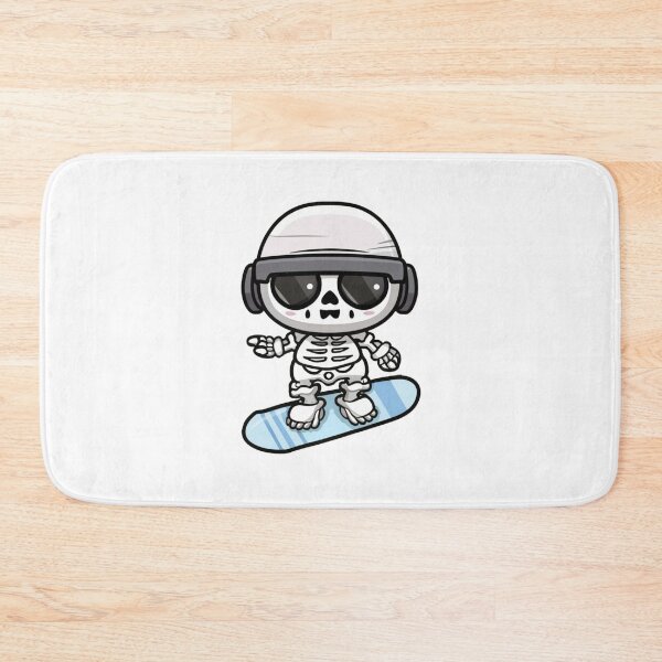Item preview, preppy skeleton on snowboard designed and sold by bukajart.