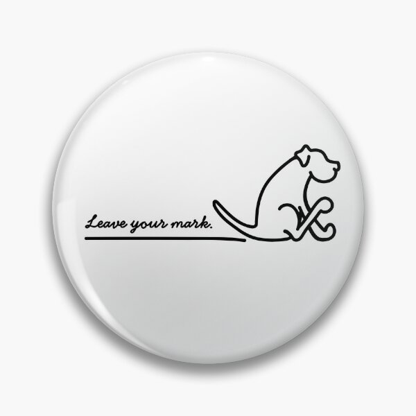 Artikelvorschau, Leave your mark dog decal entworfen und verkauft von PurdyThings.