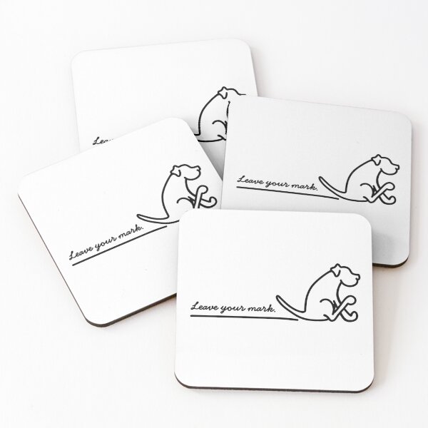 Artikelvorschau, Leave your mark dog decal entworfen und verkauft von PurdyThings.