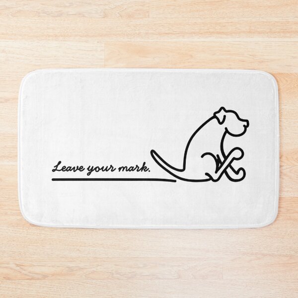 Item preview, Leave your mark dog decal designed and sold by PurdyThings.
