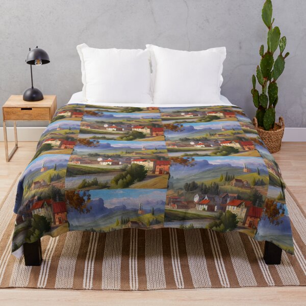 Item preview, An Old Country Town designed and sold by Paw's Arts.