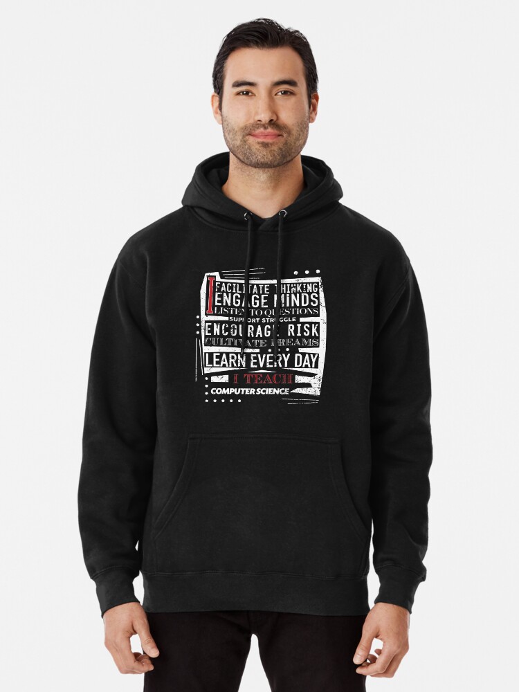 Thumbnail 1 of 5, Pullover Hoodie, Computer Science Teacher Teacher Appreciation designed and sold by shoppzee.