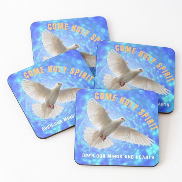 Item preview, White Dove Come Holy Spirit Open Our Minds and Hearts Confirmation Gift designed and sold by sharefaith.