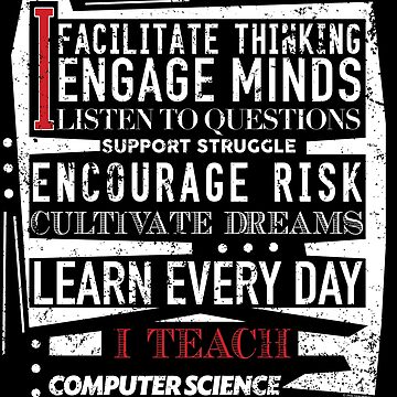 Artwork thumbnail, Computer Science Teacher Teacher Appreciation by shoppzee
