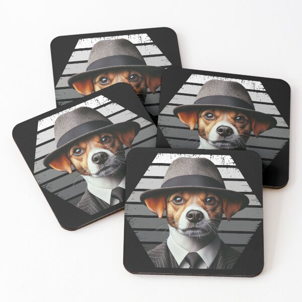 Item preview, Jack Russell terrier like a gangster designed and sold by arkora-pl.