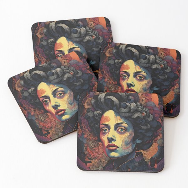 Item preview, Woman looking lost in her dreams designed and sold by mylittlewindow.