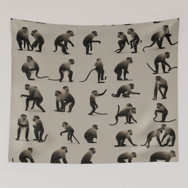 Item preview, Graphic monkeys  designed and sold by solveigsmake.