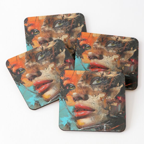 Item preview, Brushstroke Beauty: Portrait of Elegance designed and sold by MellowMeadows.