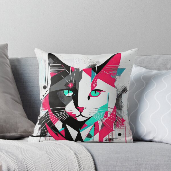 Item preview, Abstract Feline Fusion Art designed and sold by bsilvia.