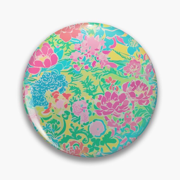 Item preview, Preppy spring flowers on yellow designed and sold by SophieClimaArt.