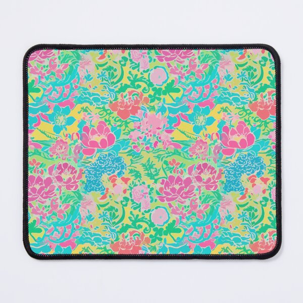 Item preview, Preppy spring flowers on yellow designed and sold by SophieClimaArt.