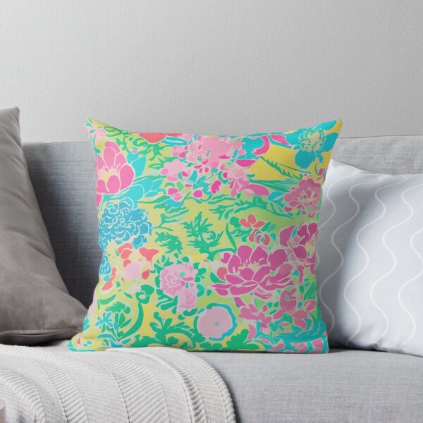 Item preview, Preppy spring flowers on yellow designed and sold by SophieClimaArt.