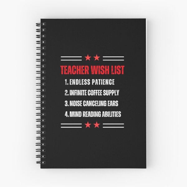 Item preview, Teacher Wish List Funny Sarcastic quote for teacher day designed and sold by CHAMSSTORE.