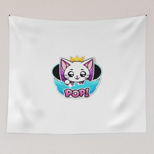 Item preview, Kitty cat sticker designed and sold by Flowerslaps.